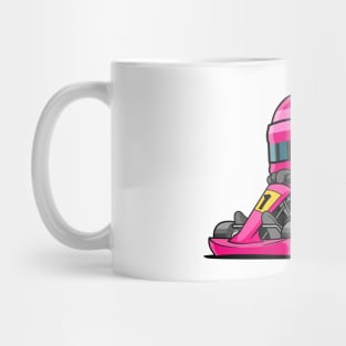 Go Kart Girl Racer Mug